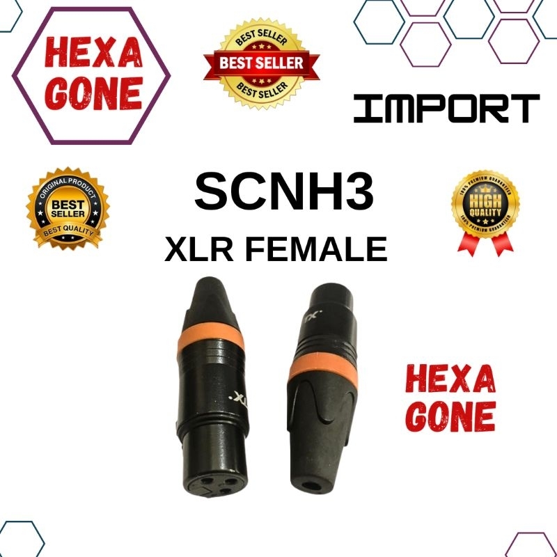 Jack Canon XLR Female Cewe STX