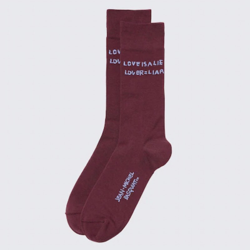UNIQLO Men Socks Kaos Kaki Basquiat Pria