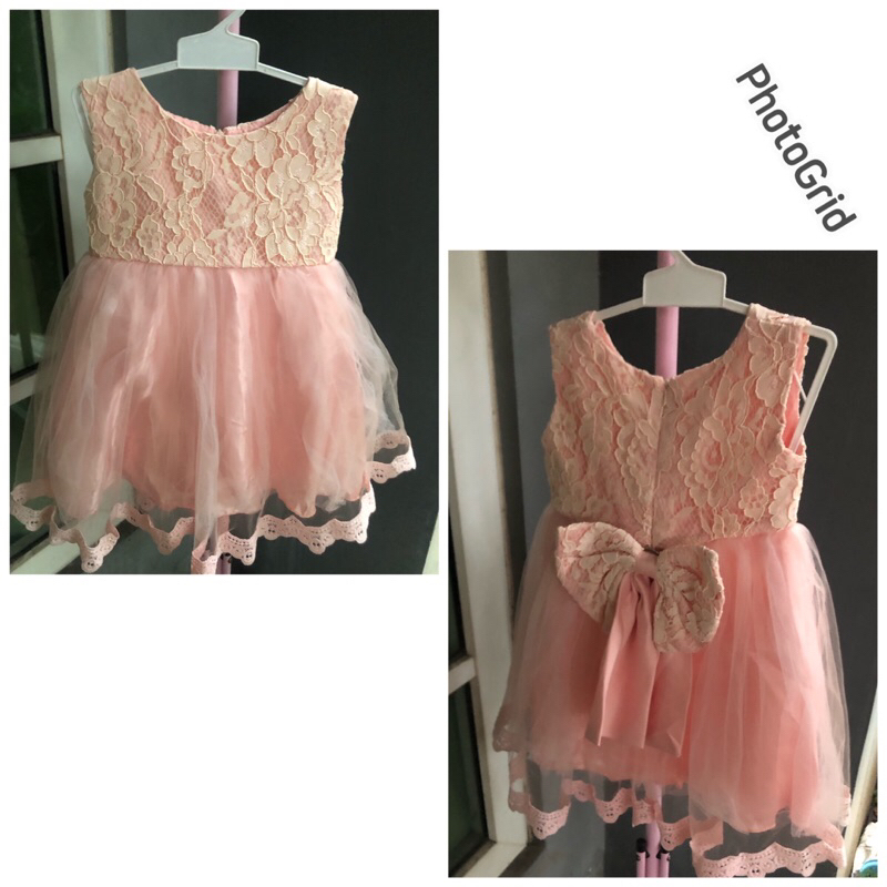 dress anak brokat tutu sz 3-4y salem