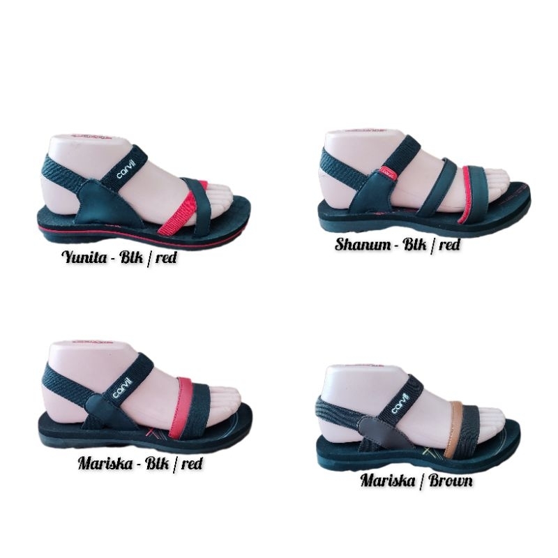 Carvil Sandal tali wanita Isyana.... Sandal tali Carvil terbaru.