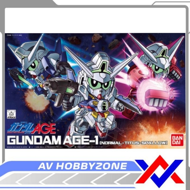SD BB Gundam Age 1 Normal / Titus / Spallow Bandai
