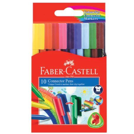

FABER CASTELL - 10 Warna Spidol Connector Pen