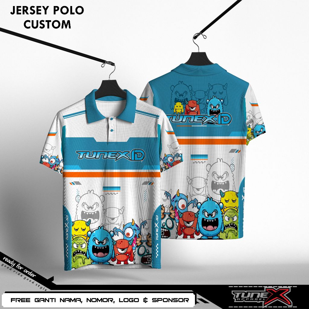 JERSEY KERAH / POLO RACING COSTUM FULL PRINTING