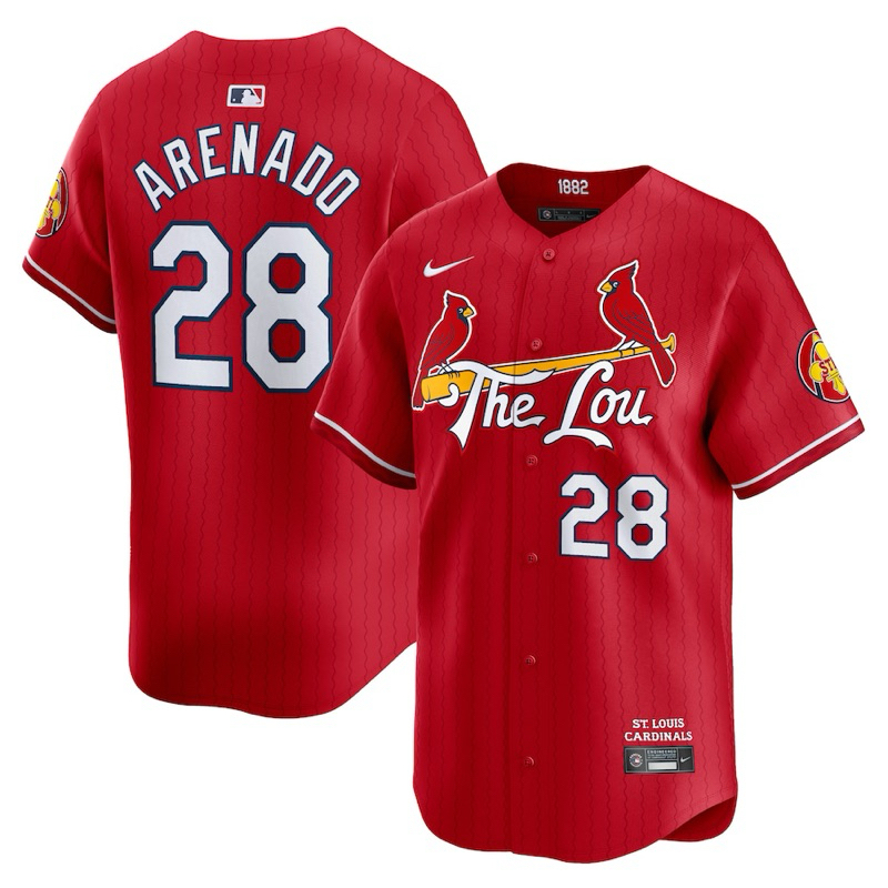Jersey baseball St.Louis Cardinals NOLAN ARENADO 28 MLB Jersey City Connect