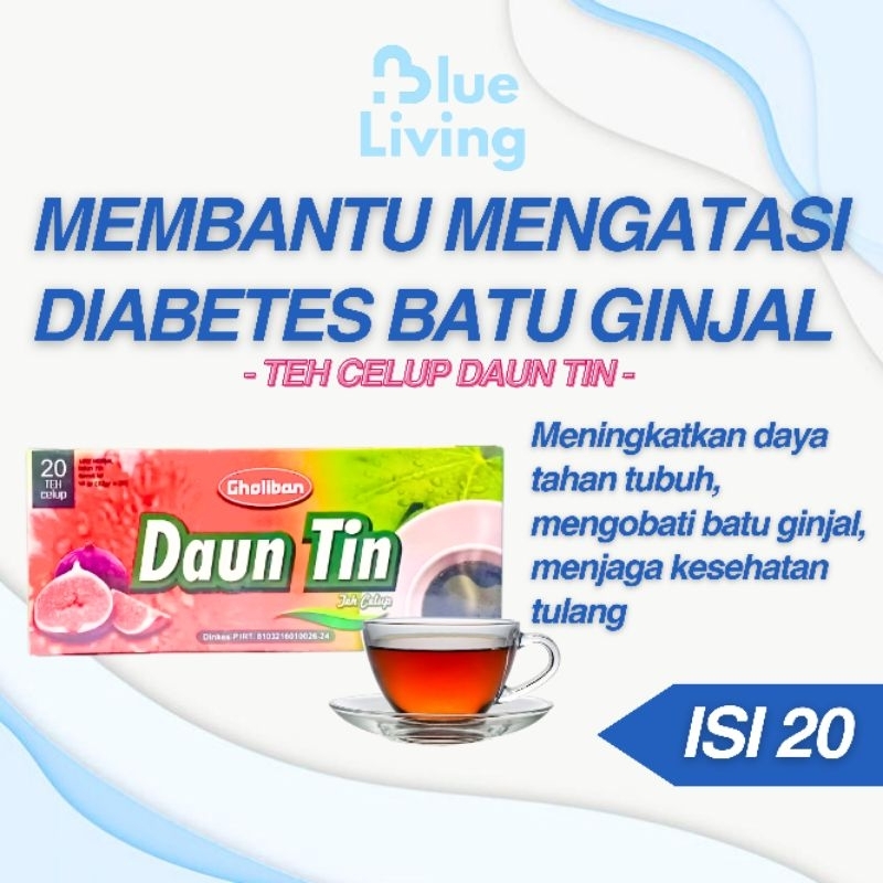 

TEH CELUP DAUN TIN GHOLIBAN UNTUK DIABETES TULANG DAN BATU GINJAL BLUE LIVING