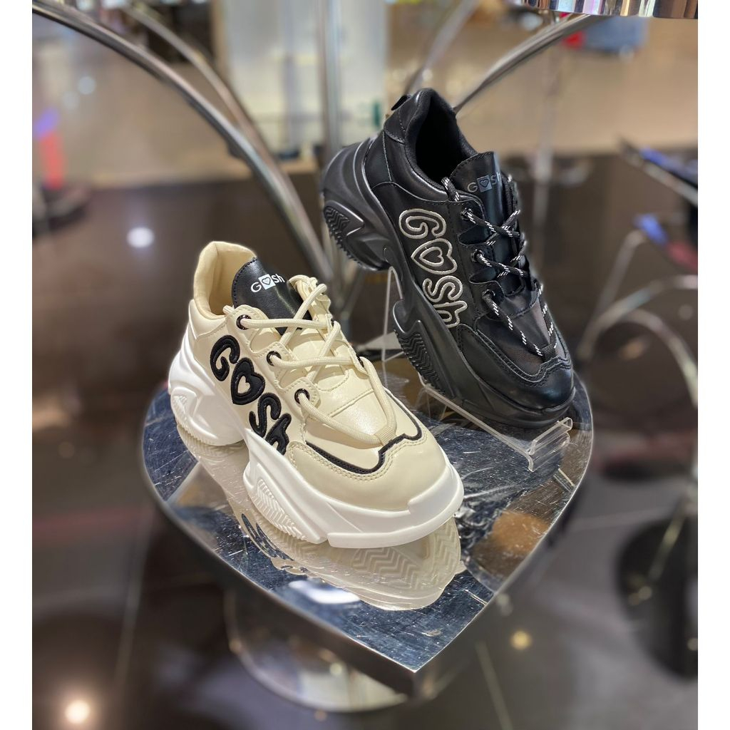 [DAPAT PAPERBAG] READY Sepatu GOSH ART 345 BLACK