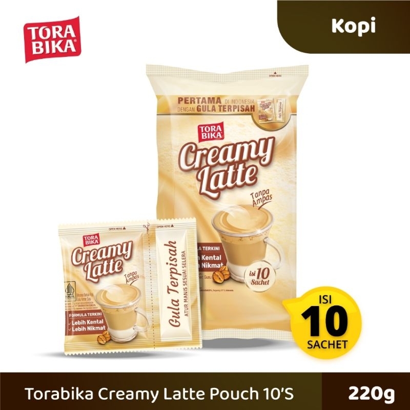 

ToraBika Creamy Latte isi 10 x 22g