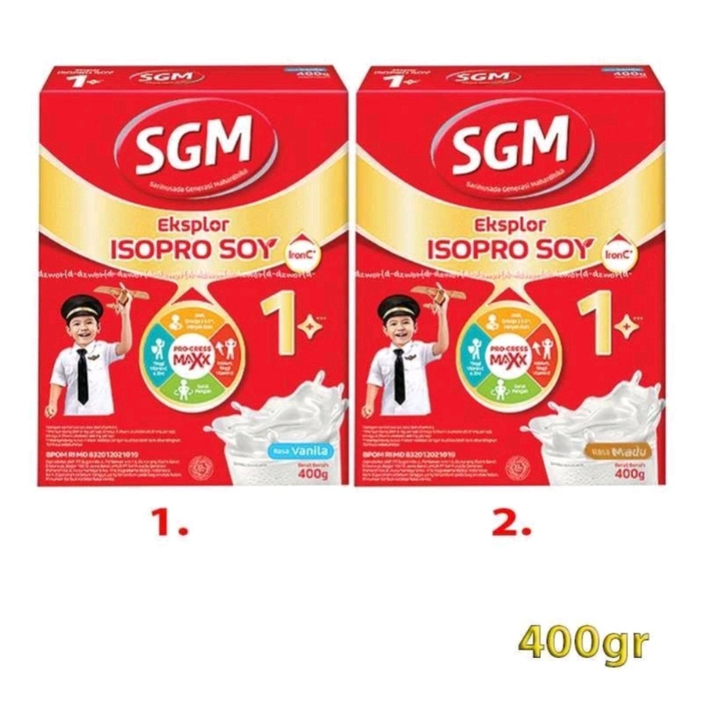 

Sgm Soya 1+ Explor Isopro Soy Vanila Madu 400G 700G