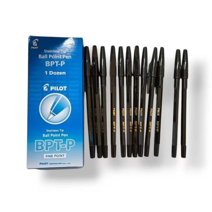 

pulpen pilot bptp hitam / bolpen / pen pilot hitam biru (12 pcs)