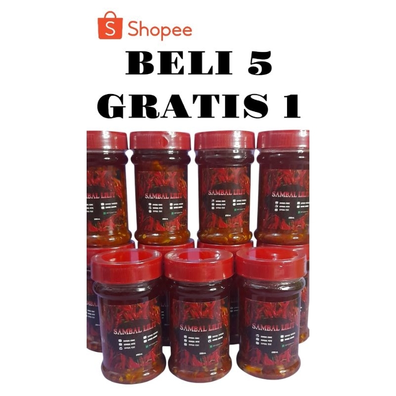 

Sambal Lilit - Sambal Bawang - Beli 5 gratis 1 - Ukuran 150ml