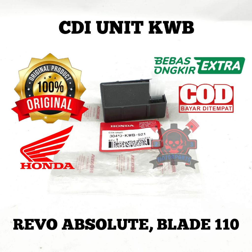 CDI UNIT KWB REVO ABSOLUTE BLADE 110 BERKUALITAS ASLI ORIGINAL HONDA AHM PRESISI
