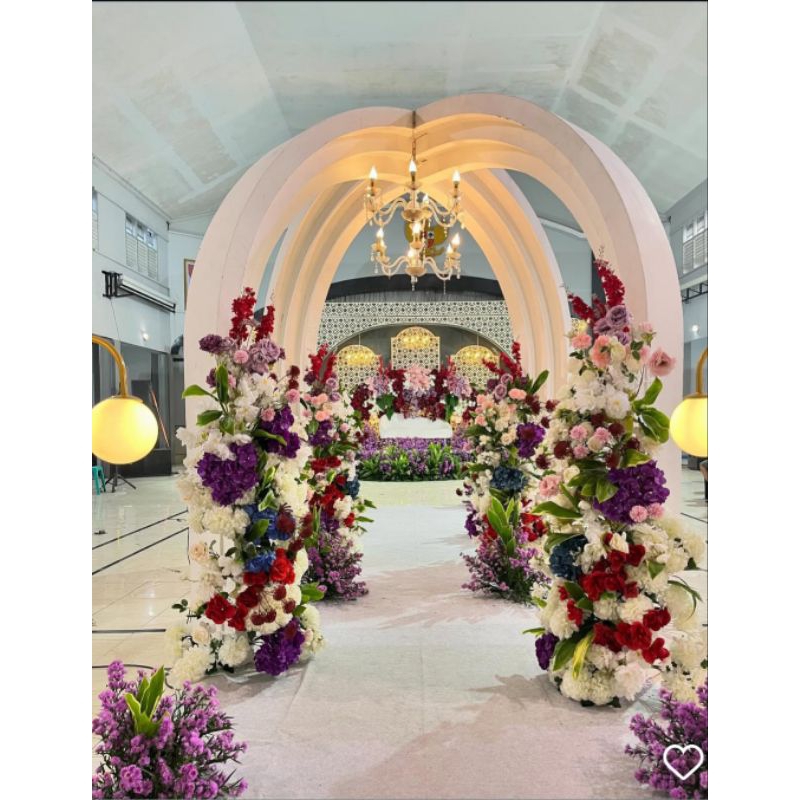 gazebo / pergola dekorasi pelaminan