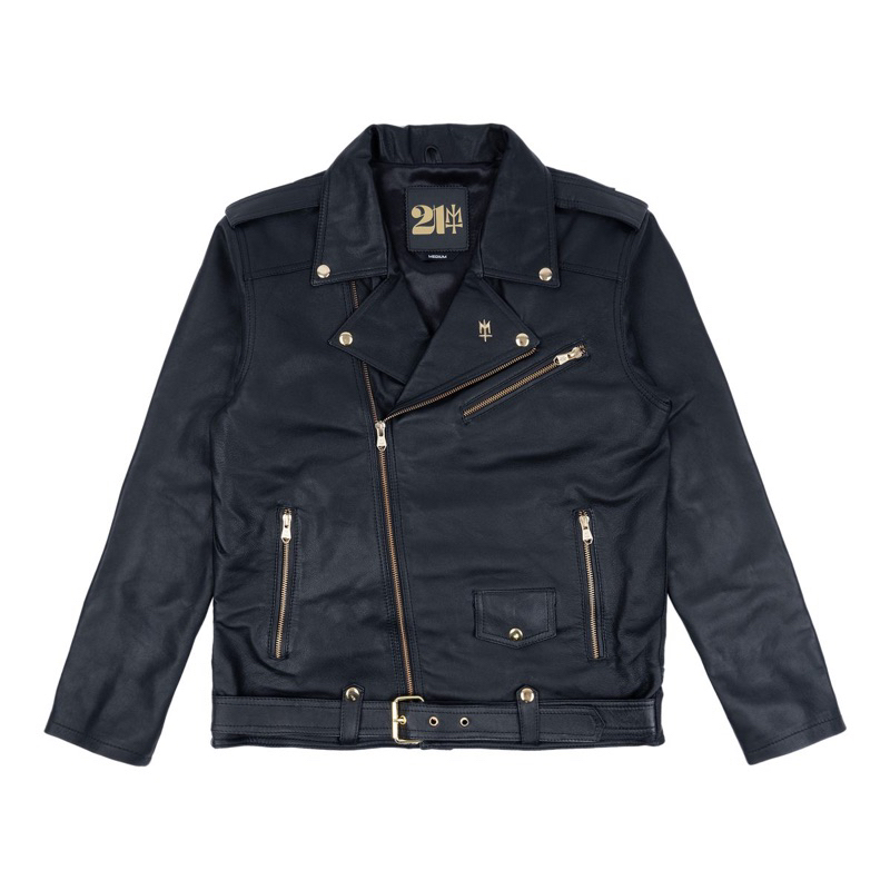 MATERNAL DISASTER MC21 DOUBLEKERAH LEATHER DK KULIT MOTORCYCLE JACKET