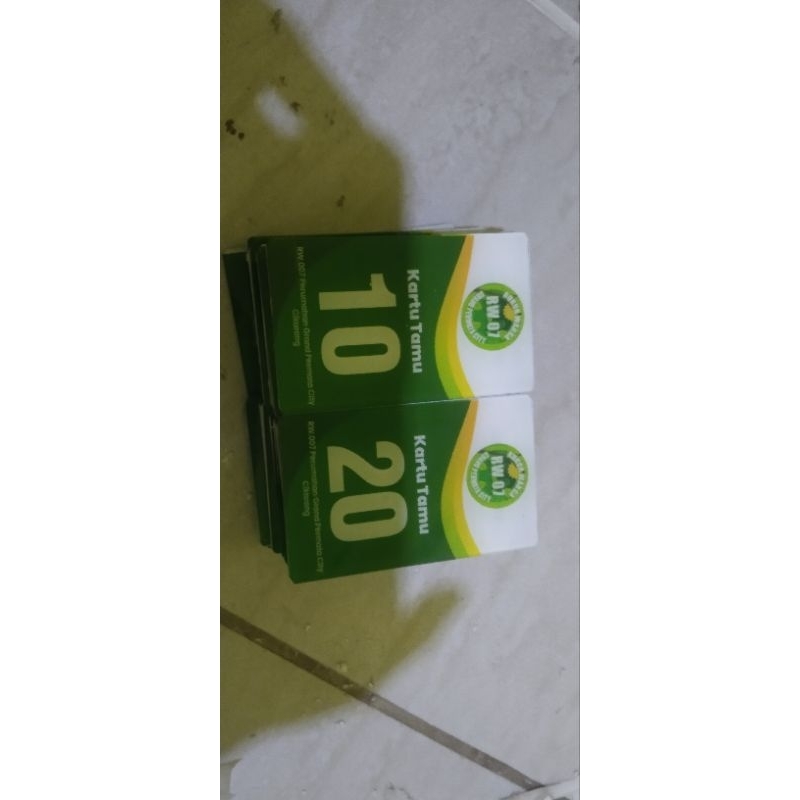 

Kartu penitipan Ukuran 5 x 8 cm