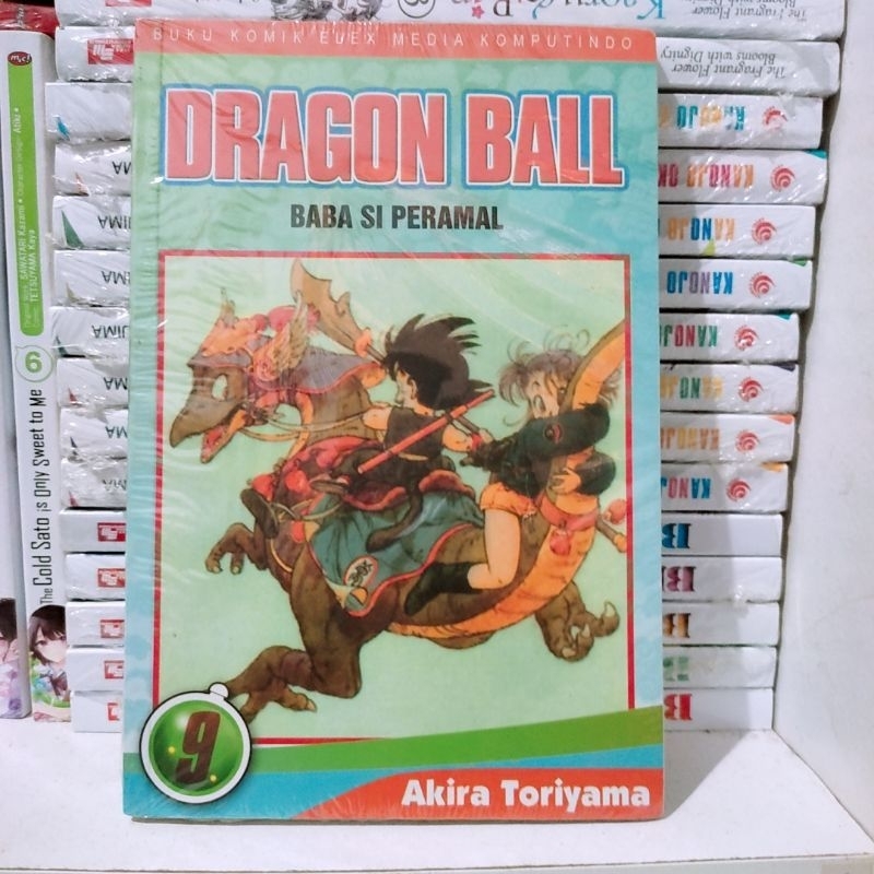 komik dragon ball cover hijau tosca vol 9 segel