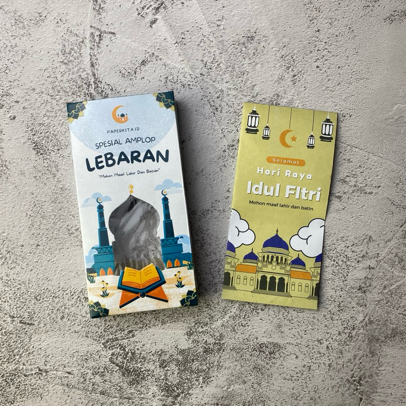 

Amplop Lebaran Idul Fitri 2025 motif isi 50pcs box premium