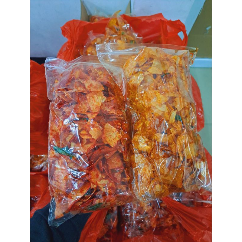 

Keripik Singkong Rujak Dan Balado 500gr / Pedes enak nagih