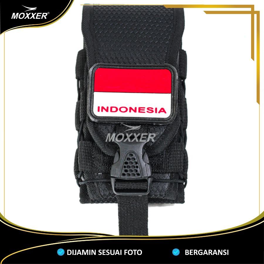 Tempat / Sarung Hp Double Slot , Tas / Pouch Pria Security Satpam Bahan Kanvas , Perlengkapan Satpam