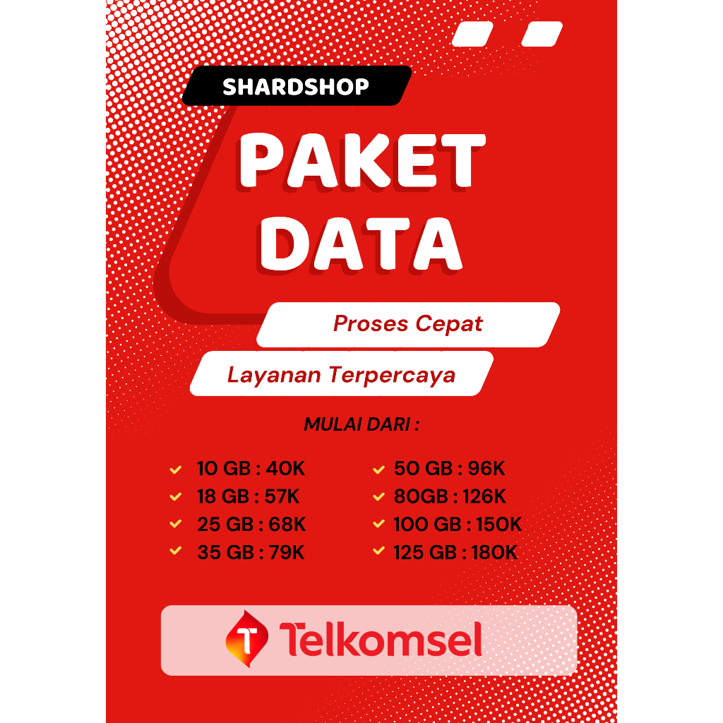 PAKET DATA TELKOMSEL  TERMURAH 