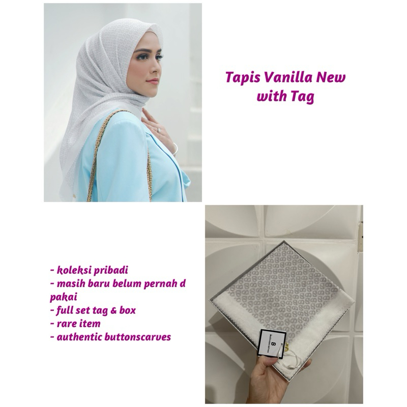 Tapis Vanilla Buttonscarves