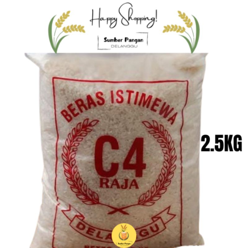 

Beras C4 Merah Asli Delanggu 2.5KG