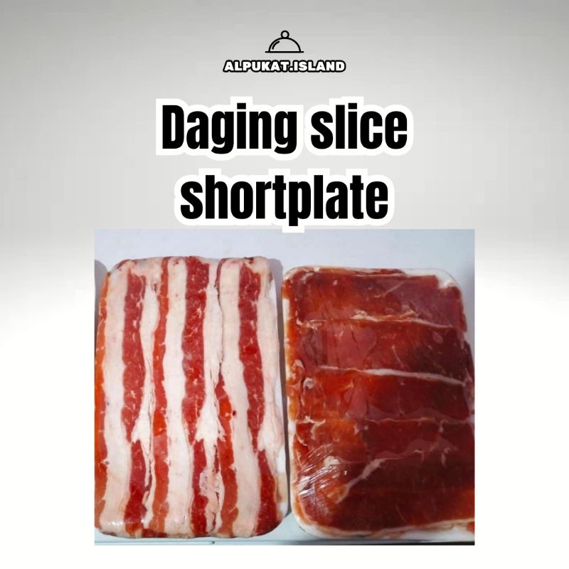 Daging slice | shortplate | beef 500gr | frozen