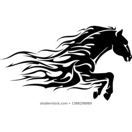 

Cutting stiker motor dan mobil Kuda 19X11CM