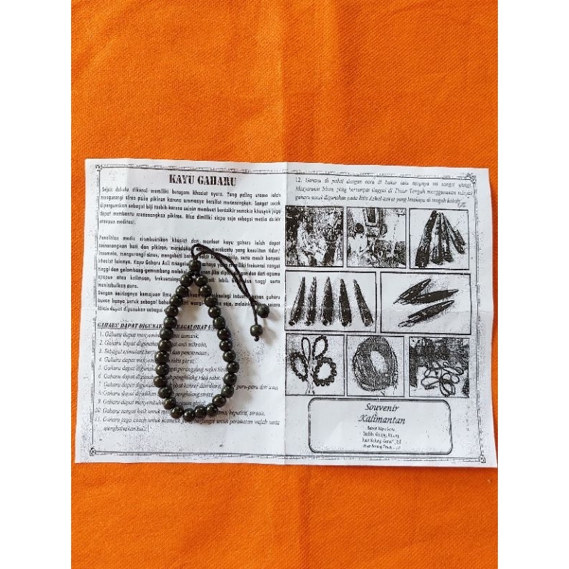 Gelang kayu Gaharu asli kalimantan