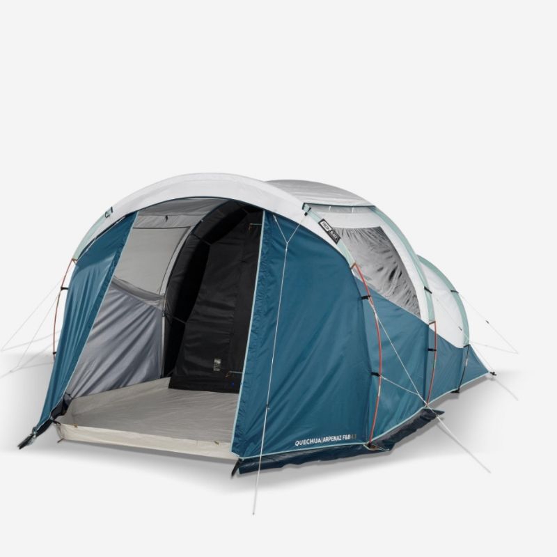 Tenda Camping Kemah Family Tent Arpenaz 4.1 Fresh and Black Hiking