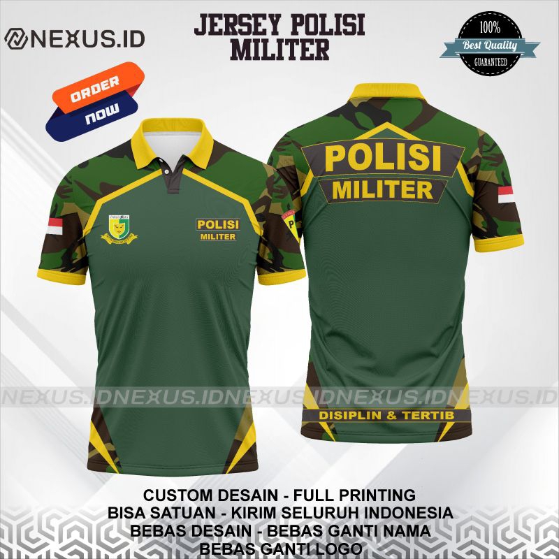 JERSEY POLISI MILITER