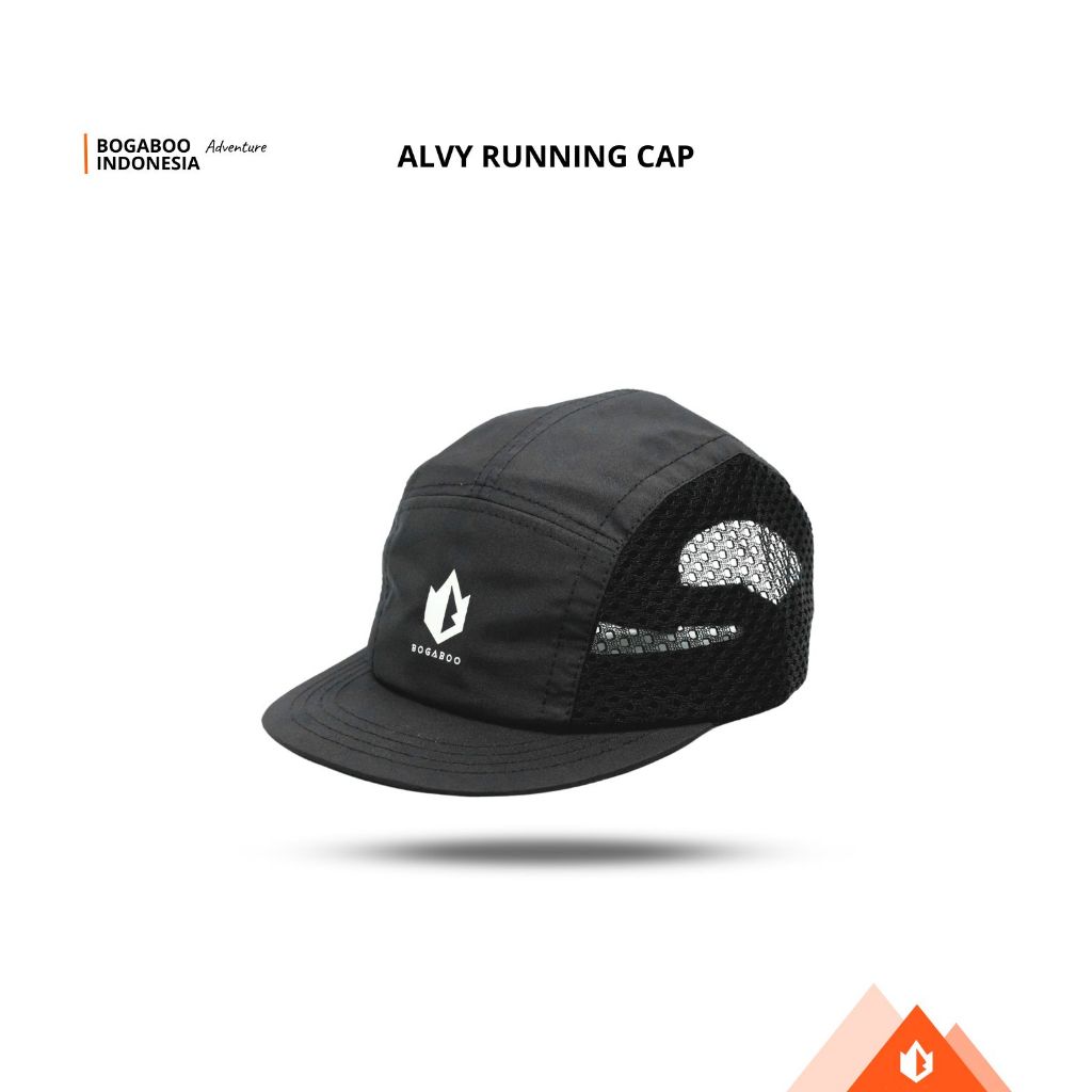 BOGABOO TOPI Lari ALVY Series - Topi Lari - Running Hat- Running CAP -Topi Camping Outdoor Hiking - 