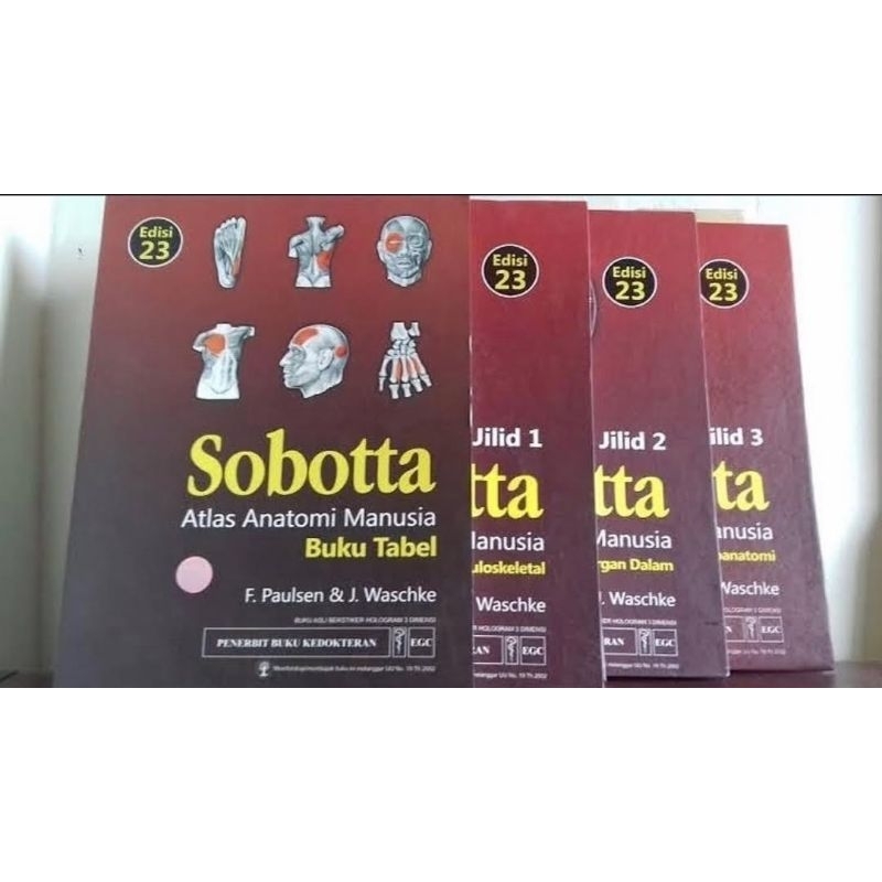 [ PRELOVED ] Buku Anatomi Sobotta Edisi 23