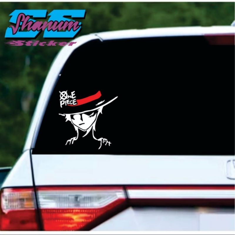 STIKER CUTTING MOBIL ONE PIECE