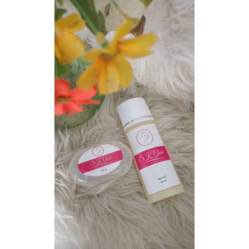 SK GLOW handbody whitening super (cepat memutihkan)