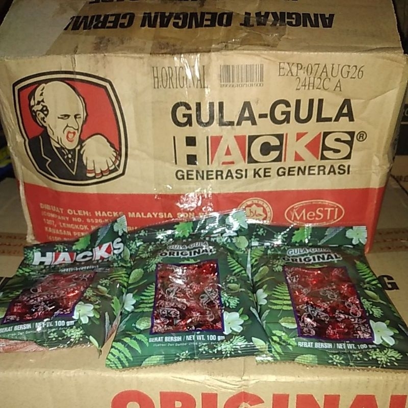 

Permen gula gula 100gr 50bks 1dus