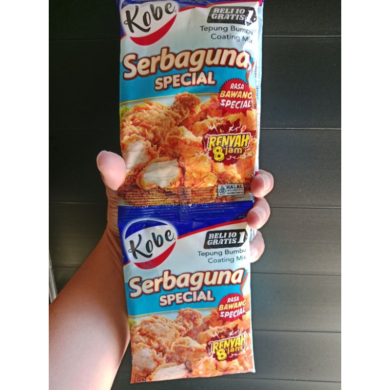 

Tepung Serbaguna Special Kobe 1 Renceng isi 11 Sachet