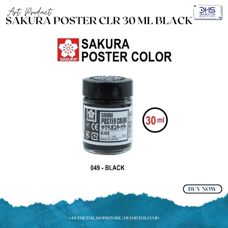 

Sakura poster clr 30ml Black
