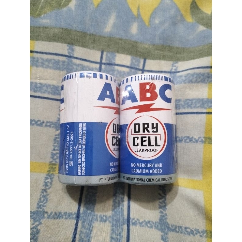 BISA COD BATERAI BESAR ABC SIZE D R20S SATUAN BATTERY ABC BESAR R20S D