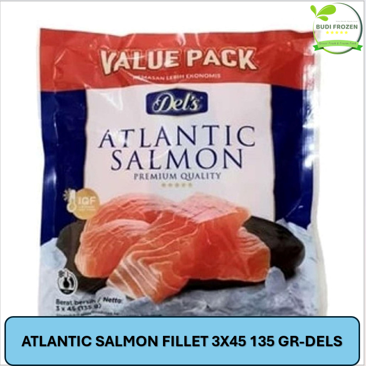 

SALMON FILLET PREMIUM / ATLANTIC SALMON FILLET 3 PCS X 45 GR