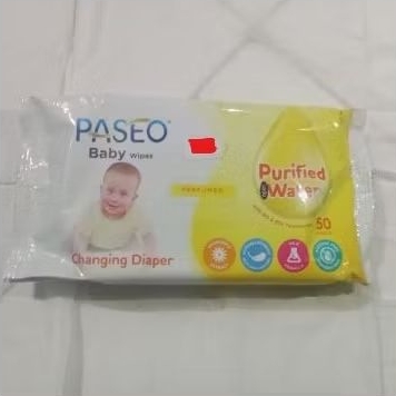 tisu basah tisu basah Paseo tisu basah 50 sheets Paseo baby wipes tisu basah bayi tisu basah wangi t