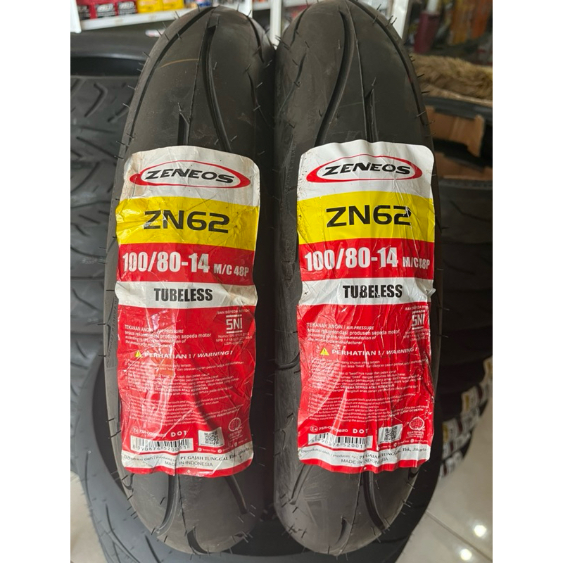 BAN ZENEOS 100/80-14 TUBELESS