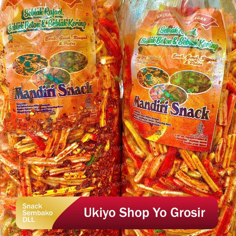 

UKIYOSNACK - SEBLAK BETON 1KG SEBLAK JAAT PEDAS KENCUR NIKMAT PEDAS