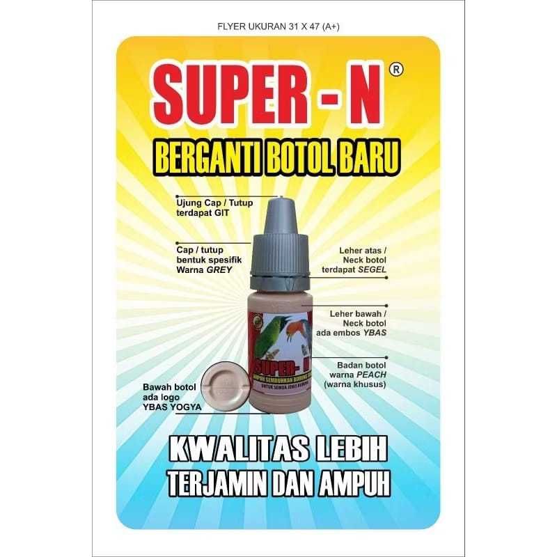 super n obat semua burung lesu sakit tidak mau bunyi vitamin lovebird murai kenari