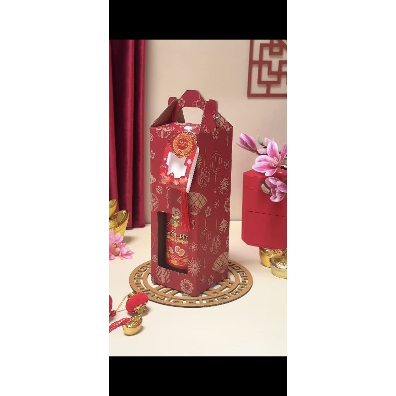

Markisa hampers imlek Chinese New Year isi 1 liter (markisa homemade asli 100%)