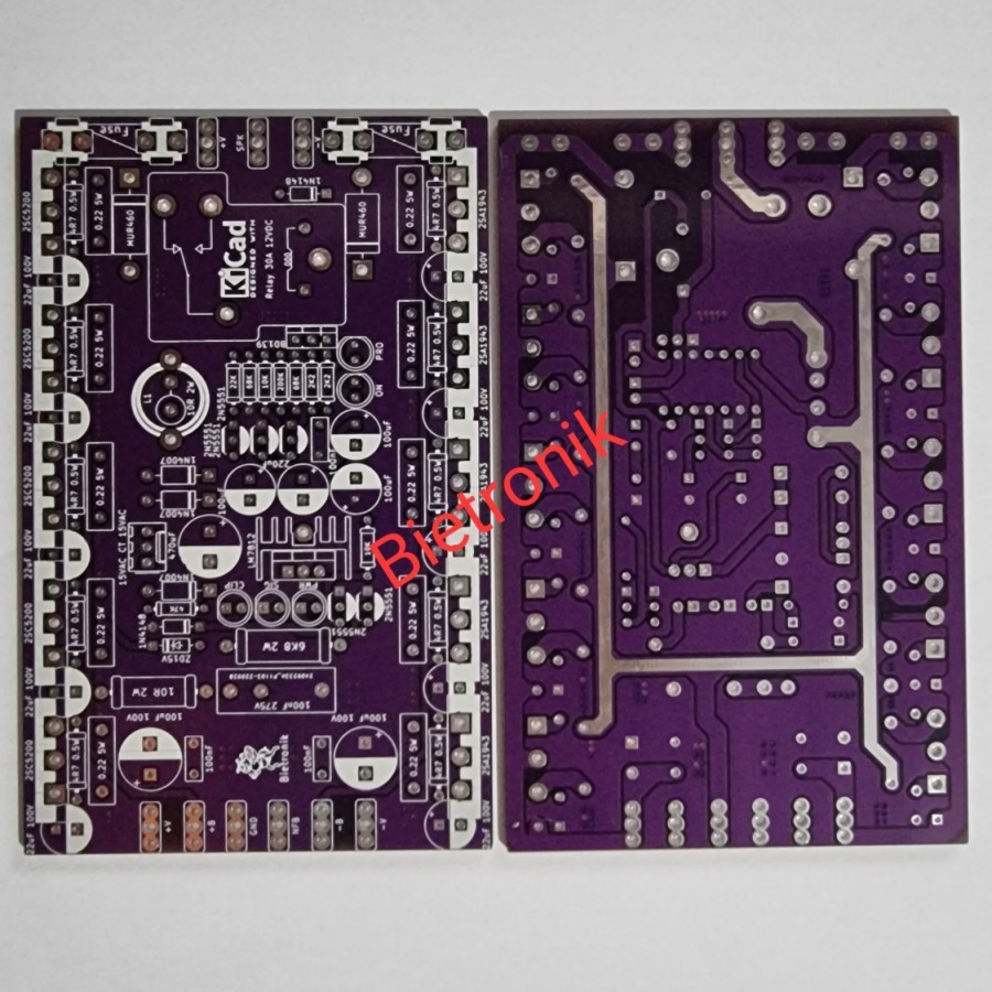 PCB TR FINAL 5 TOSHIBA 3 SANKEN + Protektor 2U Dauble Layer