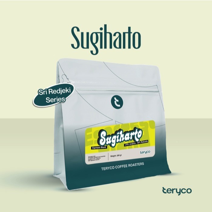 

Teryco Roasters Sugiharto Espresso Blend 70 Arabica : 30 Robusta - Sri Redjeki Series / Espresso Coffee Blend - Biji Kopi