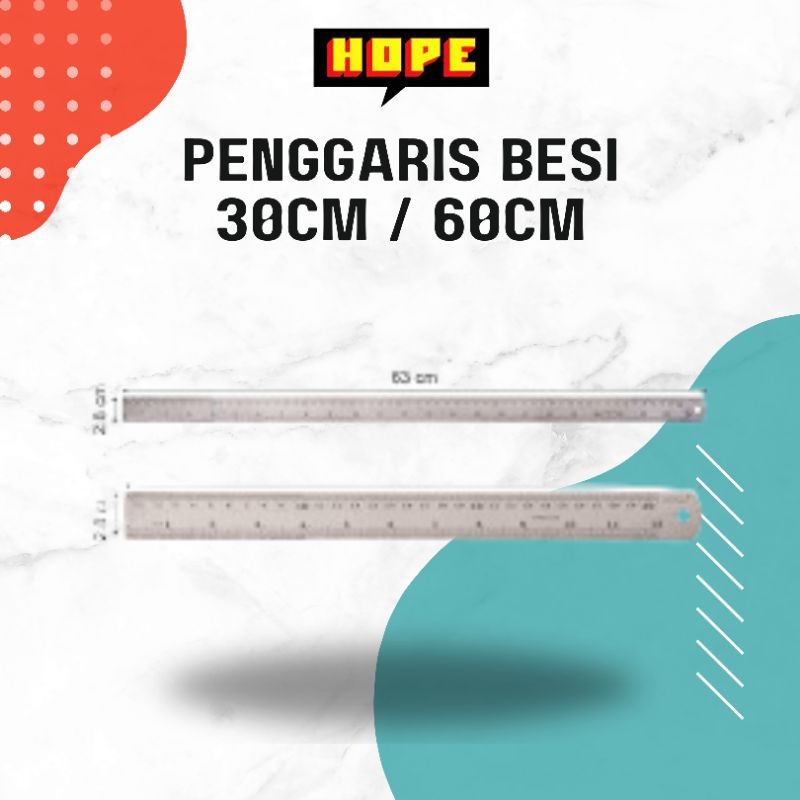 

Penggaris Besi - 30cm / 60cm