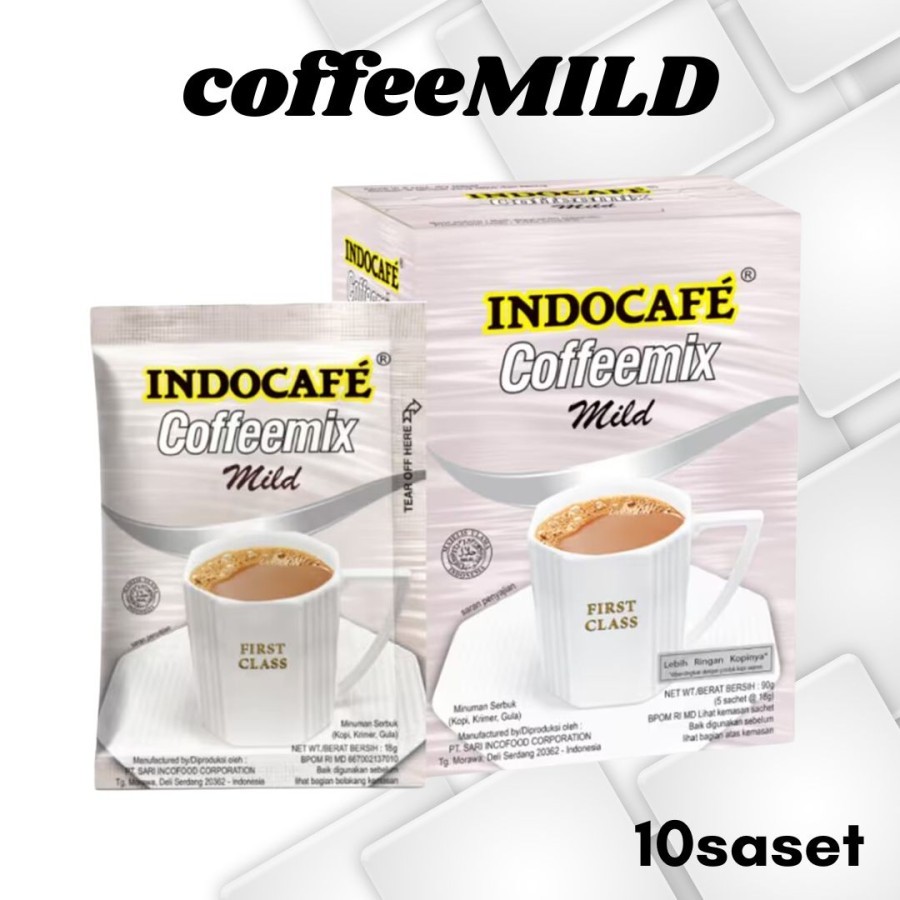 Indocafe Coffeemix Mild Isi 10 Sachets