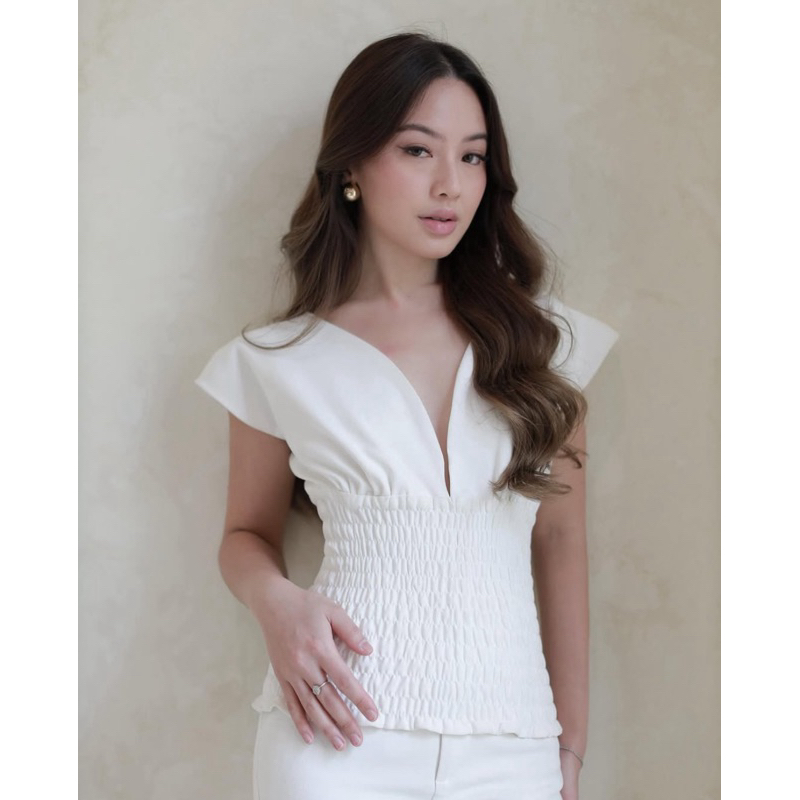 YourSistersGarment | Willow Top White atasan putih
