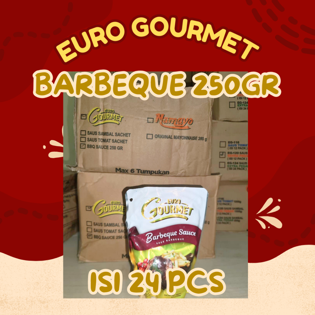 

EURO GOURMET BARBEQUE BBQ 250GR KARTON ISI 24